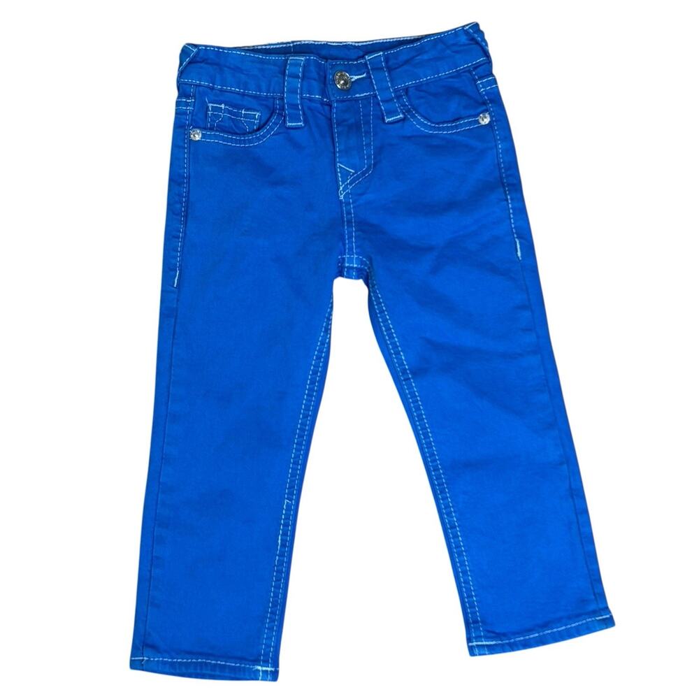 True Religion Toddler 24m Blue Pants Jeans Adjustable Waist